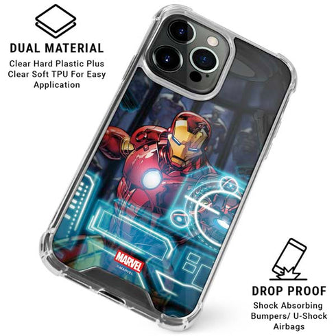 Marvel Iron Man New Armor iPhone 15 Pro Clear Case